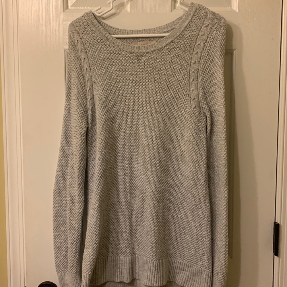 LOFT light grey sweater